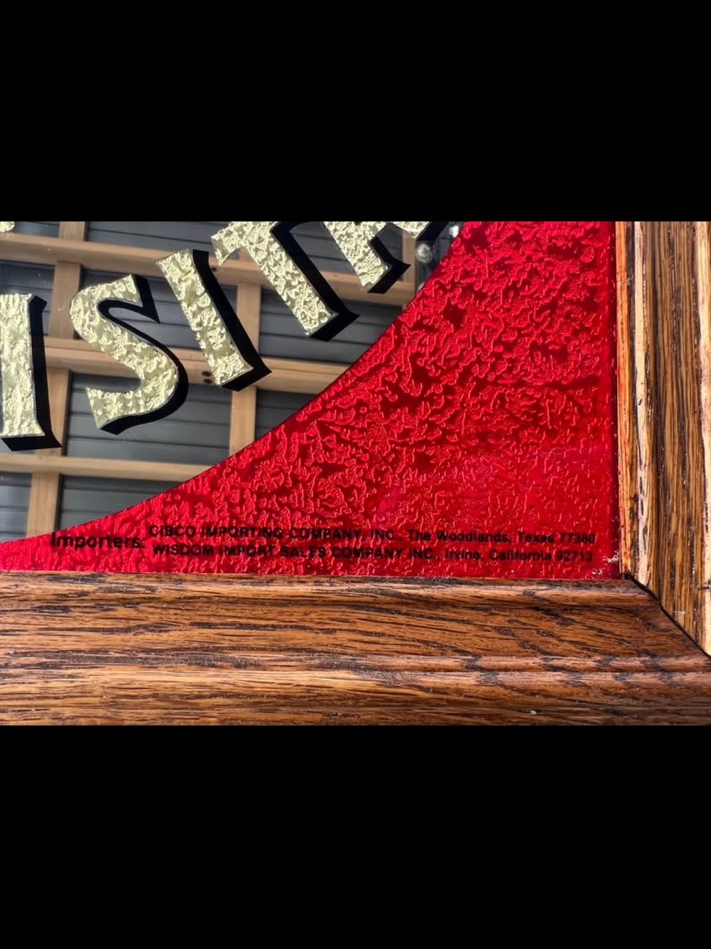 Vintage Carta Blanca Cerveceria Cuauhtemoc Exquisita Mexican Beer Bar Mirror - Picture 4 of 4